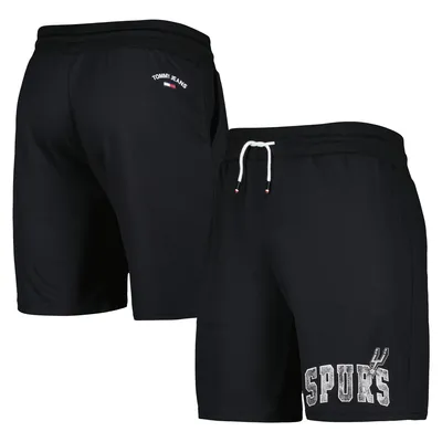 San Antonio Spurs Tommy Jeans Mike Mesh Basketball Shorts - Black