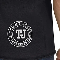 Sweat à capuche manches courtes Paul French Terry noir pour homme de Tommy Jeans San Antonio Spurs