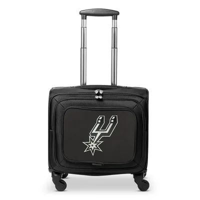 San Antonio Spurs MOJO 14'' Laptop Overnighter Wheeled Bag- Black