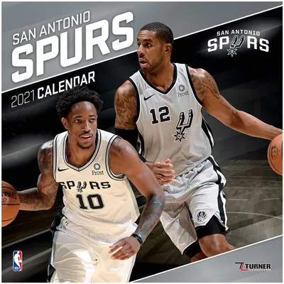 San Antonio Spurs 2021 Wall Calendar
