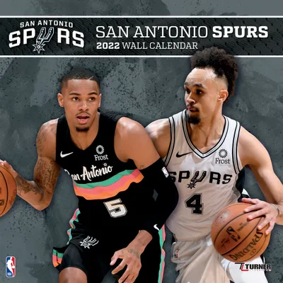 San Antonio Spurs 2022 Wall Calendar