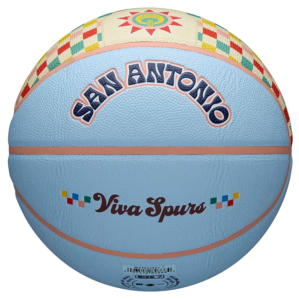 Ballon de basket-ball de collection San Antonio Spurs 2024-25 City Edition