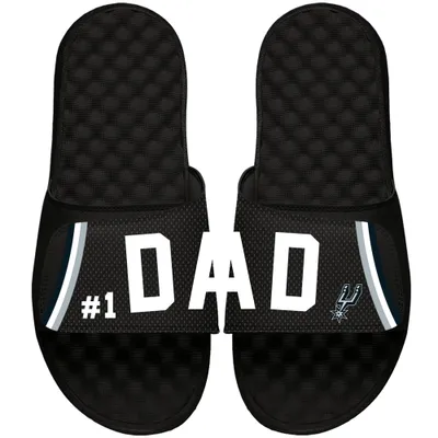 San Antonio Spurs ISlide Dad Slide Sandals - Black