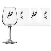 San Antonio Spurs Logo 12oz. Stemmed Wine Glass