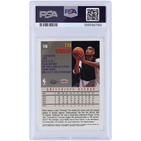 Tim Duncan San Antonio Spurs 1997 Topps Chrome Refractor #115 PSA Authentifiée 9 Carte Rookie