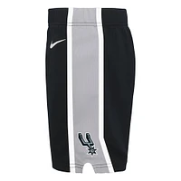 Short Nike noir San Antonio Spurs Icon Replica pour tout-petit