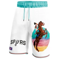 NBA & KidSuper Studios by Fanatics Blanc Unisexe San Antonio Spurs Hometown Short