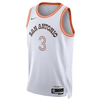 Unisex Nike Keldon Johnson White San Antonio Spurs 2023/24 Swingman Jersey - City Edition