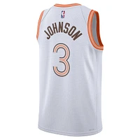 Unisex Nike Keldon Johnson White San Antonio Spurs 2023/24 Swingman Jersey - City Edition