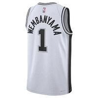 Unisex Nike Victor Wembanyama White San Antonio Spurs Swingman Jersey - Association Edition