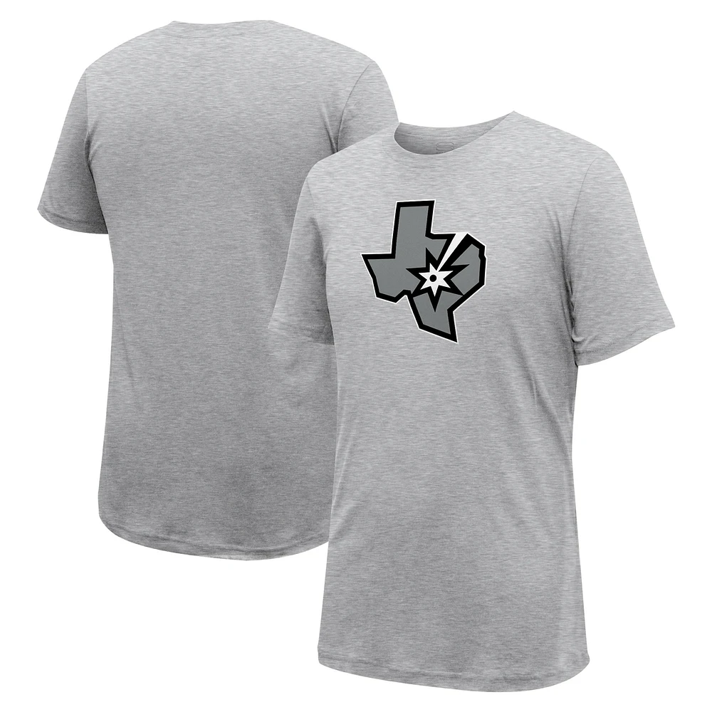 T-shirt unisexe avec logo principal, gris, San Antonio Spurs, Stadium Essentials