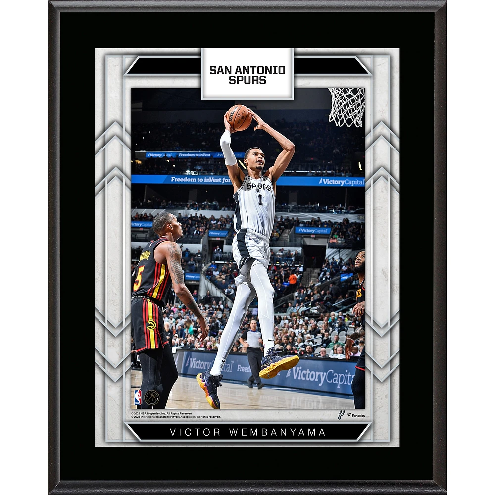 Victor Wembanyama San Antonio Spurs 10.5" x 13" Sublimated Player Plaque