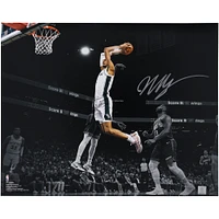 Victor Wembanyama San Antonio Spurs Autographed 16" x 20" Dunk vs. Phoenix Suns Spotlight Photograph