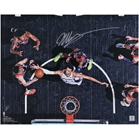 Victor Wembanyama San Antonio Spurs Autographed 16" x 20" Rebound vs. Washington Wizards Photograph