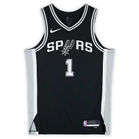 Victor Wembanyama San Antonio Spurs Autographed Nike Black Icon Authentic Jersey with "11-13-24 1st 50 PT Game" Inscription - Limited Edition of 25