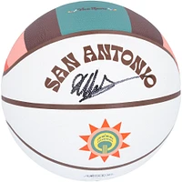 Victor Wembanyama San Antonio Spurs Autographed Wilson 2023-24 City Collector Basketball