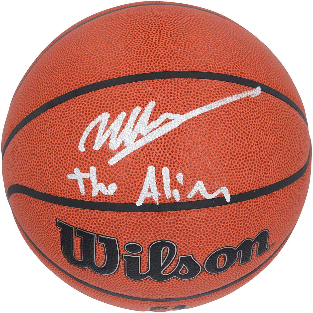 Victor Wembanyama San Antonio Spurs Autographed Wilson Authentic Series Indoor/Outdoor Basketball with "The Alien" Inscription
