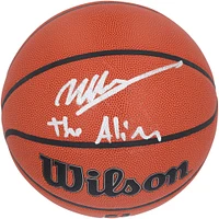 Victor Wembanyama San Antonio Spurs Autographed Wilson Authentic Series Indoor/Outdoor Basketball with "The Alien" Inscription