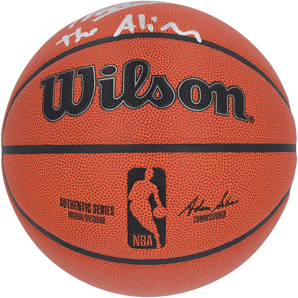 Victor Wembanyama San Antonio Spurs Autographed Wilson Authentic Series Indoor/Outdoor Basketball with "The Alien" Inscription