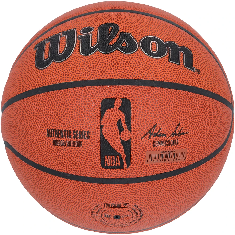 Victor Wembanyama San Antonio Spurs Autographed Wilson Authentic Series Indoor/Outdoor Basketball with "The Alien" Inscription