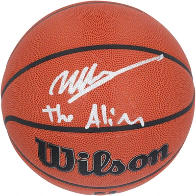 Victor Wembanyama San Antonio Spurs Autographed Wilson Authentic Series Indoor/Outdoor Basketball with "The Alien" Inscription