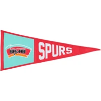 WinCraft San Antonio Spurs Fanion avec logo rétro 13" x 32"