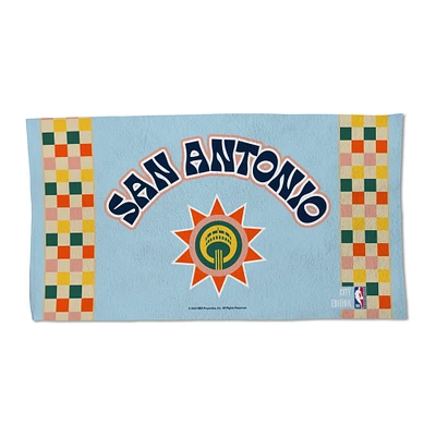 WinCraft  San Antonio Spurs 2024/25 City Edition On Court 22'' x 42'' Single-Sided Beach Towel