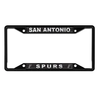 Cadre de plaque d'immatriculation couleur chrome WinCraft San Antonio Spurs