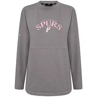 Sweat-shirt à enfiler Beaudry gris pour femme, motif fête des mères, San Antonio Spurs