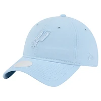 Women's New Era Light Blue San Antonio Spurs Colorpack 9TWENTY Adjustable Hat