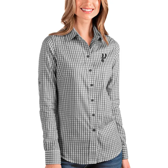 Women's Reyn Spooner White San Francisco Giants scenic Camp Button-Up Shirt