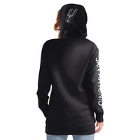 Women's G-III 4Her by Carl Banks Black San Antonio Spurs Base Coach Pullover Hoodie