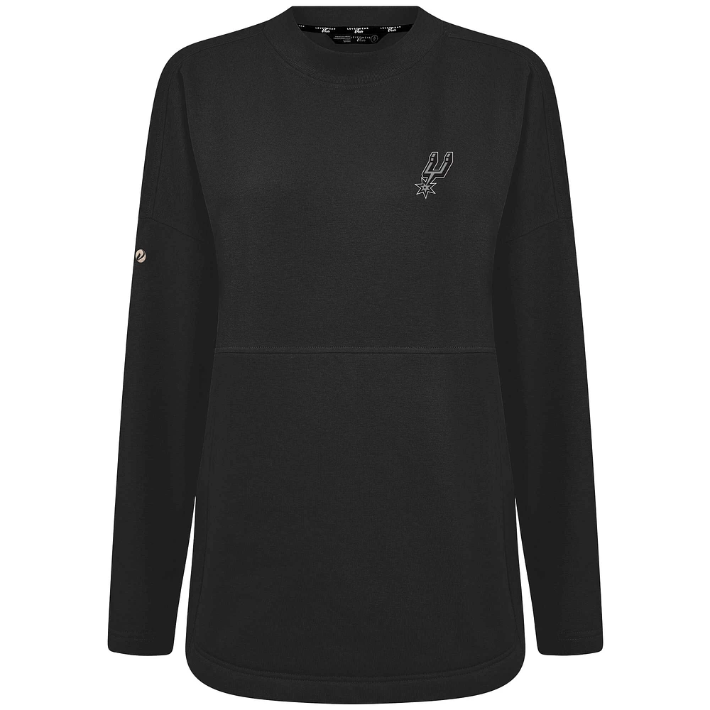 Sweat-shirt à capuche noir Levelwear pour femme des San Antonio Spurs Beaudry