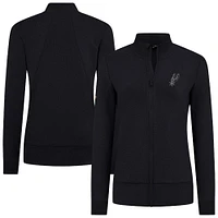 Veste zippée intégrale Shine noire Levelwear pour femme des San Antonio Spurs