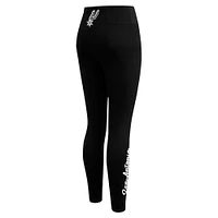 Women's Pro Standard Black San Antonio Spurs Paint the City Tri-Blend Jersey Leggings