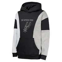 Sweat à capuche noir Ace the Hole pour jeunes San Antonio Spurs