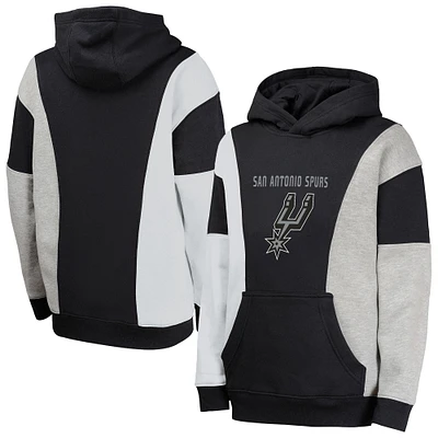 Sweat à capuche noir Ace the Hole pour jeunes San Antonio Spurs