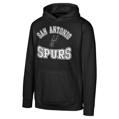 Sweat à capuche en polaire noir pour jeunes San Antonio Spurs Home Town