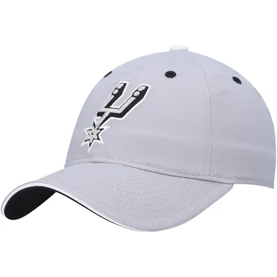 San Antonio Spurs Youth Fashion Logo Slouch Adjustable Hat- Gray