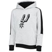 Youth Heathered Gray San Antonio Spurs Lived Pullover Hoodie