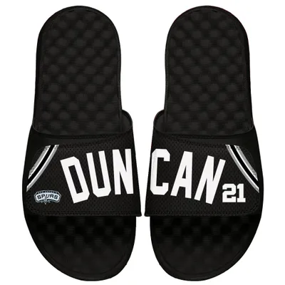 Tim Duncan San Antonio Spurs ISlide Youth Retro Jersey Slide Sandals