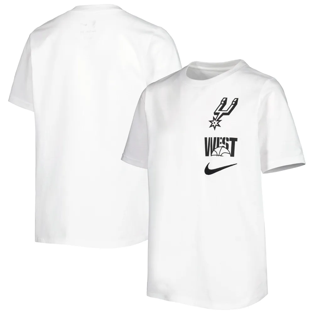 amerikansk dollar Memo Vise dig Lids San Antonio Spurs Nike Youth Vs Block Essential T-Shirt - White |  Connecticut Post Mall