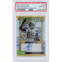 Antonio Gates San Diego Chargers Autographed 2022 Panini One The Oneders Gold #356 #13/15 PSA Authenticated 10 Card 