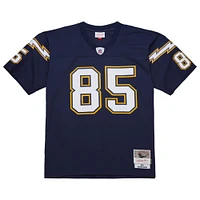 Maillot réplique Mitchell & Ness Antonio Gates bleu marine pour homme des Chargers de San Diego 2006 Legacy