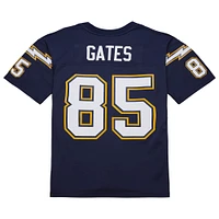 Maillot réplique Mitchell & Ness Antonio Gates bleu marine pour homme des Chargers de San Diego 2006 Legacy