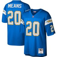 Men's Mitchell & Ness Natrone Means Powder Blue San Diego Chargers Retired Player - Replica Jersey