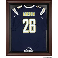 San Diego Chargers Brown Framed Logo Jersey Display Case