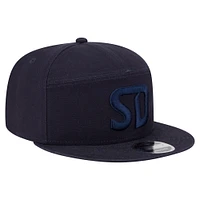 Men's New Era  Black San Diego FC Canvas 9FIFTY Snapback Hat