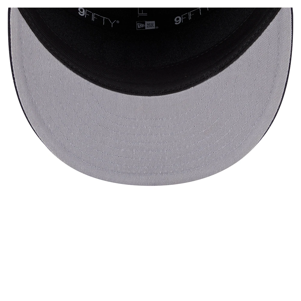 Men's New Era  Black San Diego FC Canvas 9FIFTY Snapback Hat
