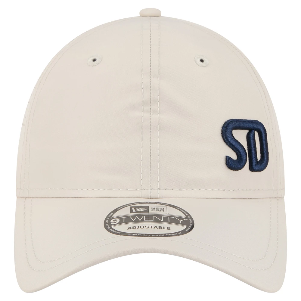 Casquette ajustable San Diego FC Active 9TWENTY pour homme New Era Tan